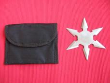 Vintage Throwing Star with Pouch