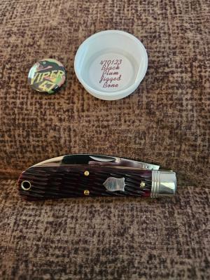 Gec 47 Black Plum Jigged Bone 