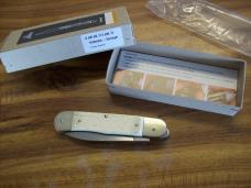 Hubertus Knife Solingen, Germany Large Size 11 White Bone Spear-Point UNUSED NIB