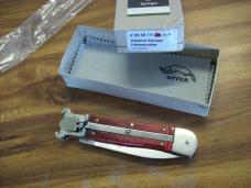 Hubertus Knife Shellpuller Patronenzieher Solingen Germany Rare Red Bone Large Size 11 UNUSED NIB.