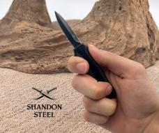 Mini Automatic OTF Keyring Knife Black 104BK