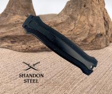 Mini Automatic OTF Keyring Knife Black 104BK