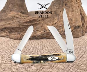 Case xx Knives Medium Stockman 6.5 Bone Stag Handle Stainless Pocket Knife 03578