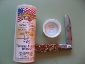 GREAT EASTERN TIDIOUTE 152121 TC BARLOW GLIDDER GOLD ACRYLIC