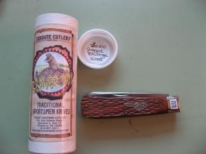 GREAT EASTERN TIDIOUTE 735210 SQ. END SCOUT JIG BUBINGA WOOD BEAVER TAIL 1 OF 27