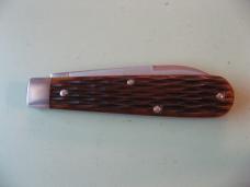 GREAT EASTERN TIDIOUTE 152125 BOYS BADGE KNIFE ANTIQUE AUTUMN JIGGED BONE