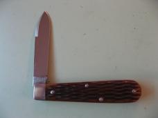 GREAT EASTERN TIDIOUTE 152125 BOYS BADGE KNIFE ANTIQUE AUTUMN JIGGED BONE