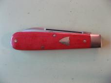 GREAT EASTERN TIDIOUTE 152125 BOYS BADGE KNIFE RED LINEN MICARTA