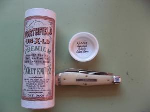 GREAT EASTERN NORTHFIELD 922225 EUREKA JACK SMOOTH WHITE OILED BONE #1