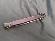 Renzo Beltrame 13" Stiletto Pearlex Kris Switchblade Knife