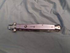 Renzo Beltrame 13" Stiletto Pearlex Kris Switchblade Knife