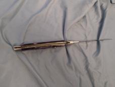 Renzo Beltrame 13" Stiletto Pearlex Kris Switchblade Knife