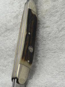 Hen & Rooster Bertram Cutlery Made In Germany 4 Blade Congress Stag Handle (21)