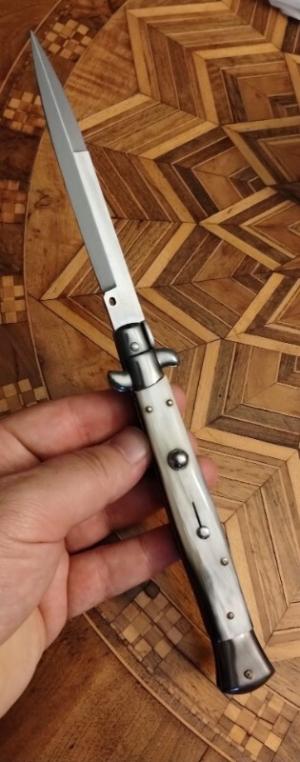 Frank B 2.0 11" Brazilian Horn Italian Switchblade 