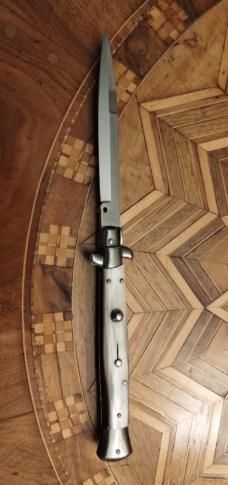 Frank B 2.0 11" Brazilian Horn Italian Switchblade 