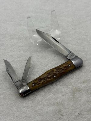 Robeson Shuredge #632225 Vintage 3 Blade Swell Center Whittler Made In USA (100)