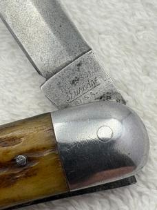 Robeson Shuredge #632225 Vintage 3 Blade Swell Center Whittler Made In USA (100)