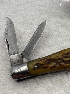 Robeson Shuredge #632225 Vintage 3 Blade Swell Center Whittler Made In USA (100)