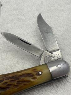 Robeson Shuredge #632225 Vintage 3 Blade Swell Center Whittler Made In USA (100)