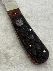 Happy Jack 1988 1 Blade Pocket Knife Rare And Hard To Find Hand Made (113)