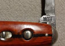 Early 3 3/4" Schrade Cut Co Cocobolo Double Blade 