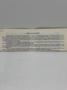 Happy Jack USA 1 Blade Pocket Knife Rare & Hard To Find (129)