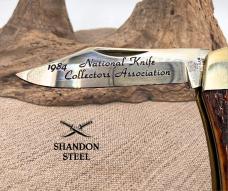 Hen & Rooster 1984 National Collectors Lock Back Folding Pocket Knife #5754 (6)