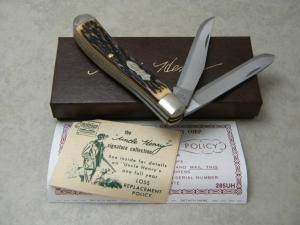 Schrade + USA 285UH Uncle Henry Staglon Trapper Knife - NIB