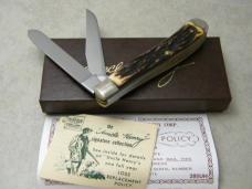 Schrade + USA 285UH Uncle Henry Staglon Trapper Knife - NIB