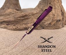 Microtech ULTRATECH GEN III ZBP S/E STANDARD CERAKOTE PURPLE APOCALYPTIC HARDWARE 1121-1PU-C16Z13