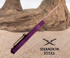 Microtech ULTRATECH GEN III ZBP S/E STANDARD CERAKOTE PURPLE APOCALYPTIC HARDWARE 1121-1PU-C16Z13