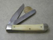 Case XX USA Bone 6254 John Wayne The Duke Trapper Knife New in Display Case