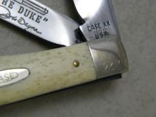 Case XX USA Bone 6254 John Wayne The Duke Trapper Knife New in Display Case