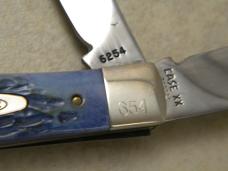 Case XX USA Bone 6254 Marilyn Monroe Trapper Knife New in Display Case