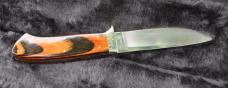 MD Tang Stamp Marv Deushane Mirror Polished Mint & 1/2" OAL Tapered Tang Layered Wood
