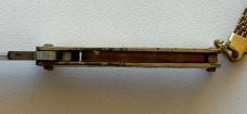 Vintage Mini Keychain Balisong Butterfly Brass Knife, Japan, Unused 