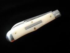 Great Eastern Cutlery GEC Northfield Smooth White Oiled Bone Eureka Jack Knife 922225 Made In USA