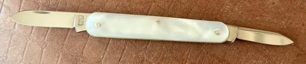 Sheffield England Sleeveboard Knife, Imitation Mother of Pearl Scales, Unused