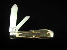 Great Eastern Cutlery GEC Northfield Sambar Stag Eureka Jack Knife 922225 Made In USA