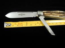 Great Eastern Cutlery GEC Northfield Sambar Stag Eureka Jack Knife 922225 Made In USA