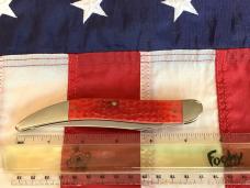 Case xx 1989 Centennial 5 & 1/2” Big Boy Toothpick w/ Sweet Red Bone Handles -NOS