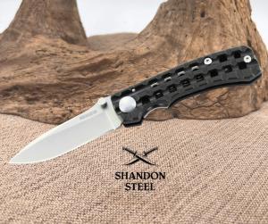 Ruger by CRKT R1803 Harsey Go-N-Heavy Compact Folding Knife Aluminum Handle 12in
