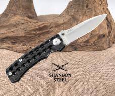 Ruger by CRKT R1803 Harsey Go-N-Heavy Compact Folding Knife Aluminum Handle 12in