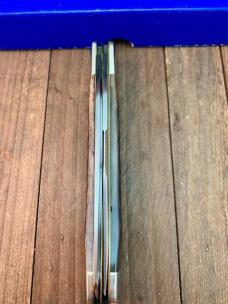 Case Banana Trapper 1982 CCC Club Knife Brown Jigged Bone Saber Ground Main Blade 