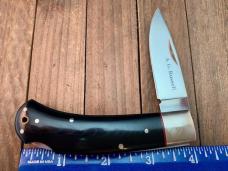 A.G. Russell for the KCC Lock Back Black Micarta Red Spacer Seki Japan 