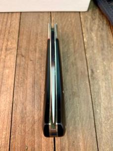 A.G. Russell for the KCC Lock Back Black Micarta Red Spacer Seki Japan 