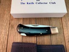 A.G. Russell for the KCC Lock Back Black Micarta Red Spacer Seki Japan 