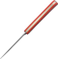 GERMAN EYE BRAND - CLODBUSTER #99RT  {LARGE} - ETCHED BLADE - 4 5/8" CLOSED - RED HANDLES
