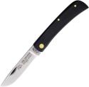GERMAN EYE BRAND - CLODBUSTER JR. - ETCHED BLADE - 3 5/8" CLOSED LENGTH - BLACK SYNTHETIC HANDLES