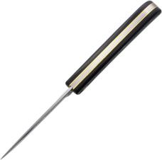 GERMAN EYE BRAND - CLODBUSTER JR. - ETCHED BLADE - 3 5/8" CLOSED LENGTH - BLACK SYNTHETIC HANDLES